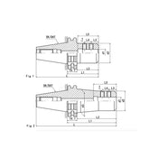 SK50-SLN Side Lock End Mill Holder SK50-SLN16-100 SK50-SLN16-150 - Big-tools Industrial Supply Tools for Metal Cutting